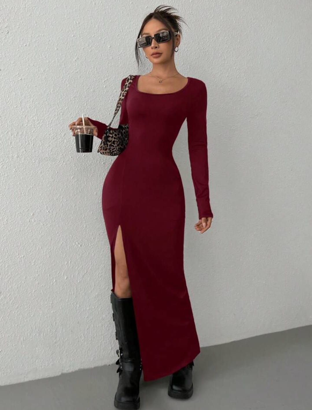 Grecian Wine Bodycon