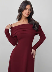 Damson Drape Bodycon