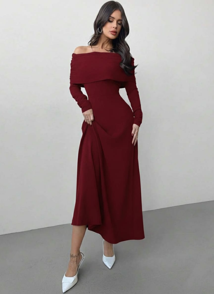 Damson Drape Bodycon