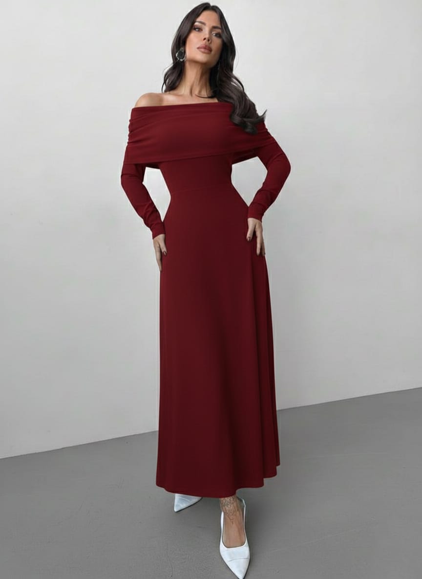 Damson Drape Bodycon