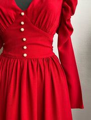 Crimson Pearl Frock
