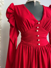 Crimson Pearl Frock