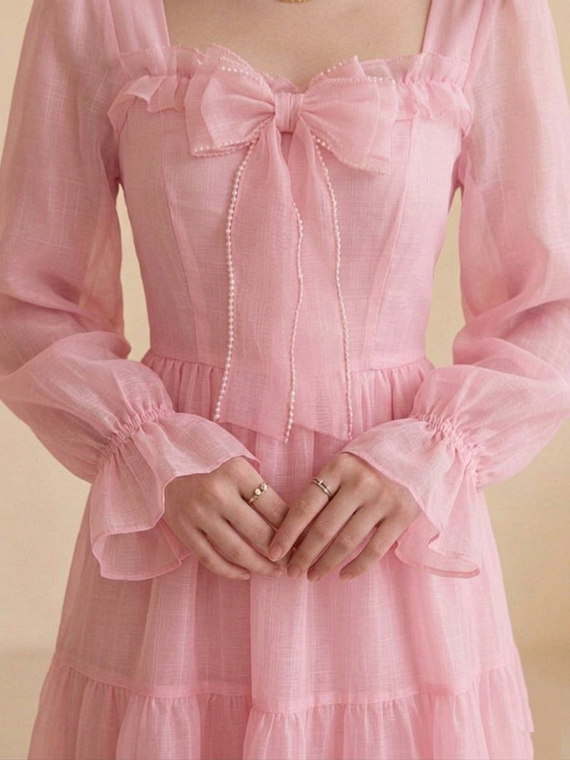 Pink Glace Frock