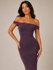 Moonlit Violet Bodycon