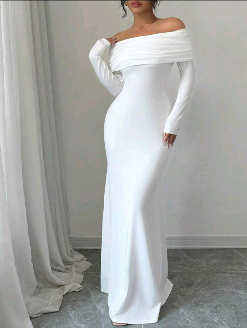 Radiance Off-Shoulder Gown