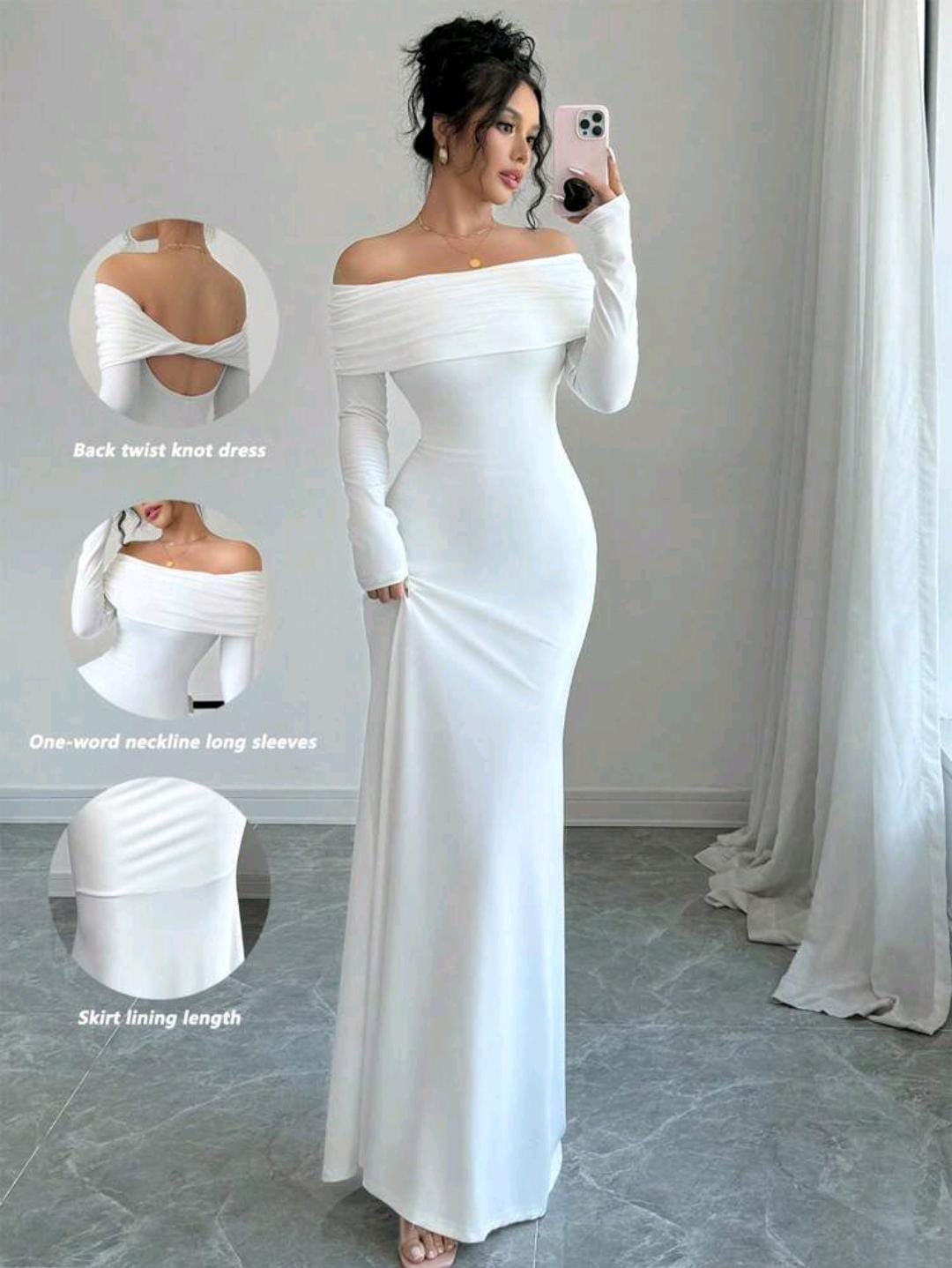 Radiance Off-Shoulder Gown