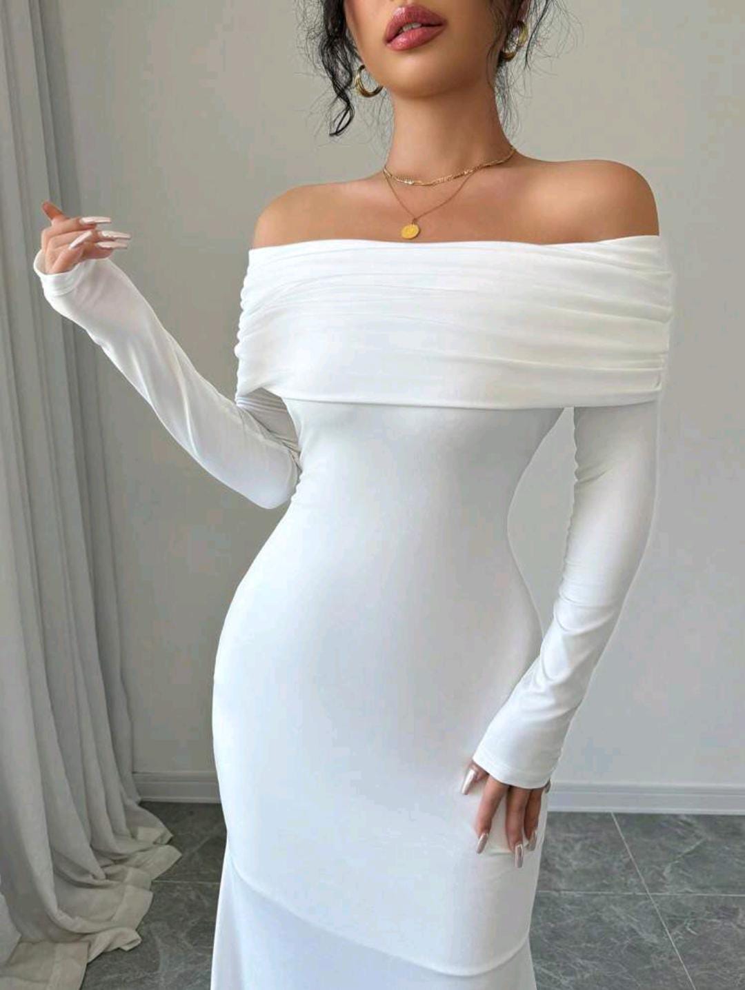Radiance Off-Shoulder Gown