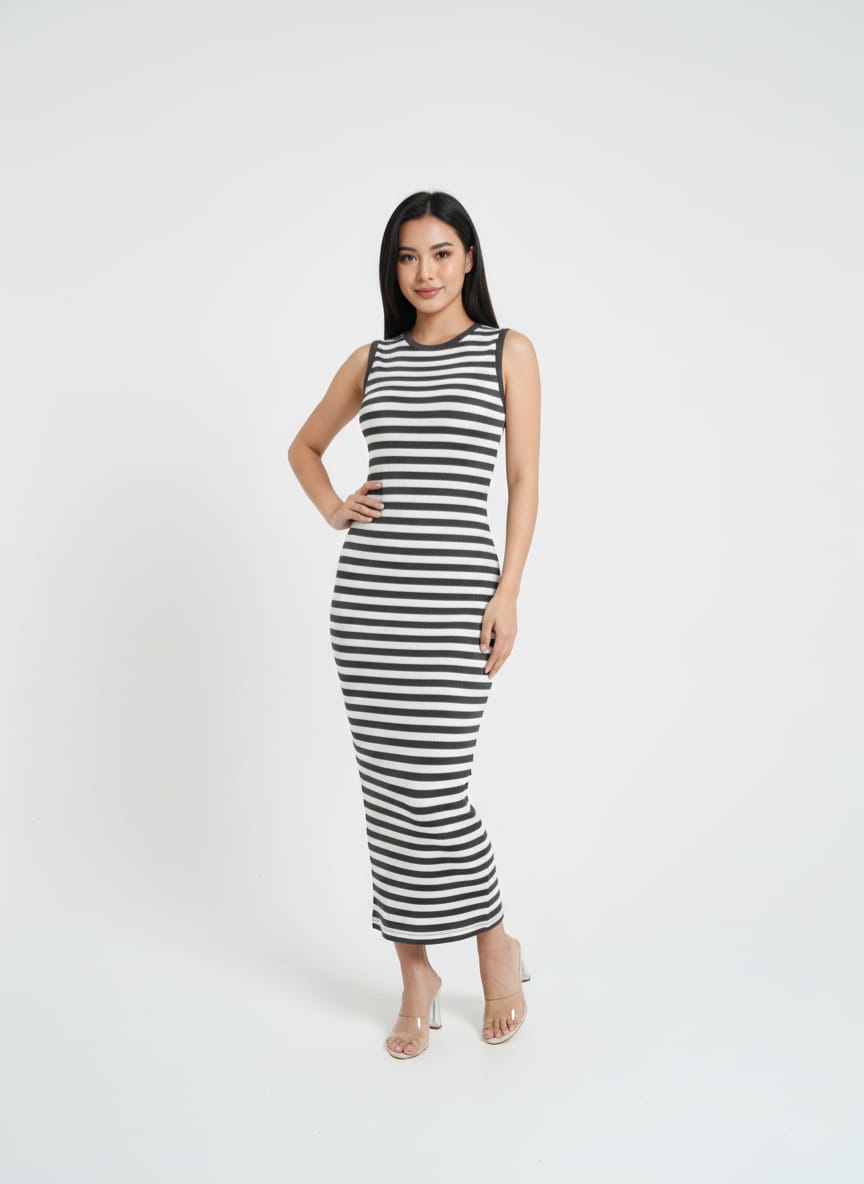 Sleek Stripe Bodycon