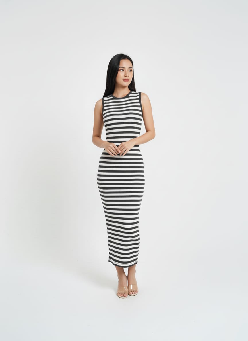 Sleek Stripe Bodycon