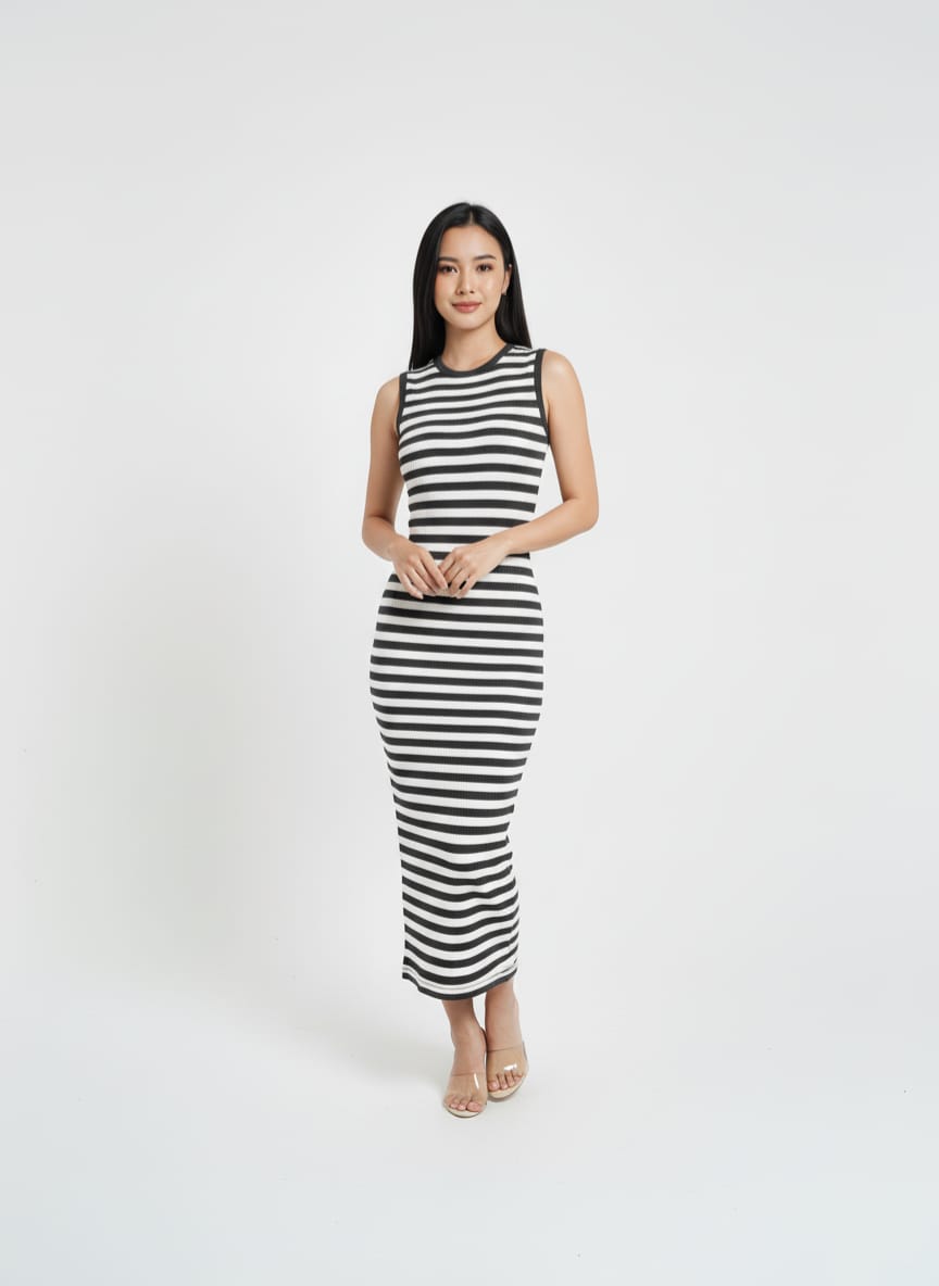 Sleek Stripe Bodycon
