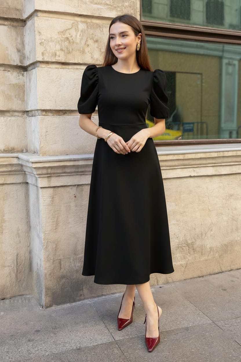 Refined Beauty Midi Dress