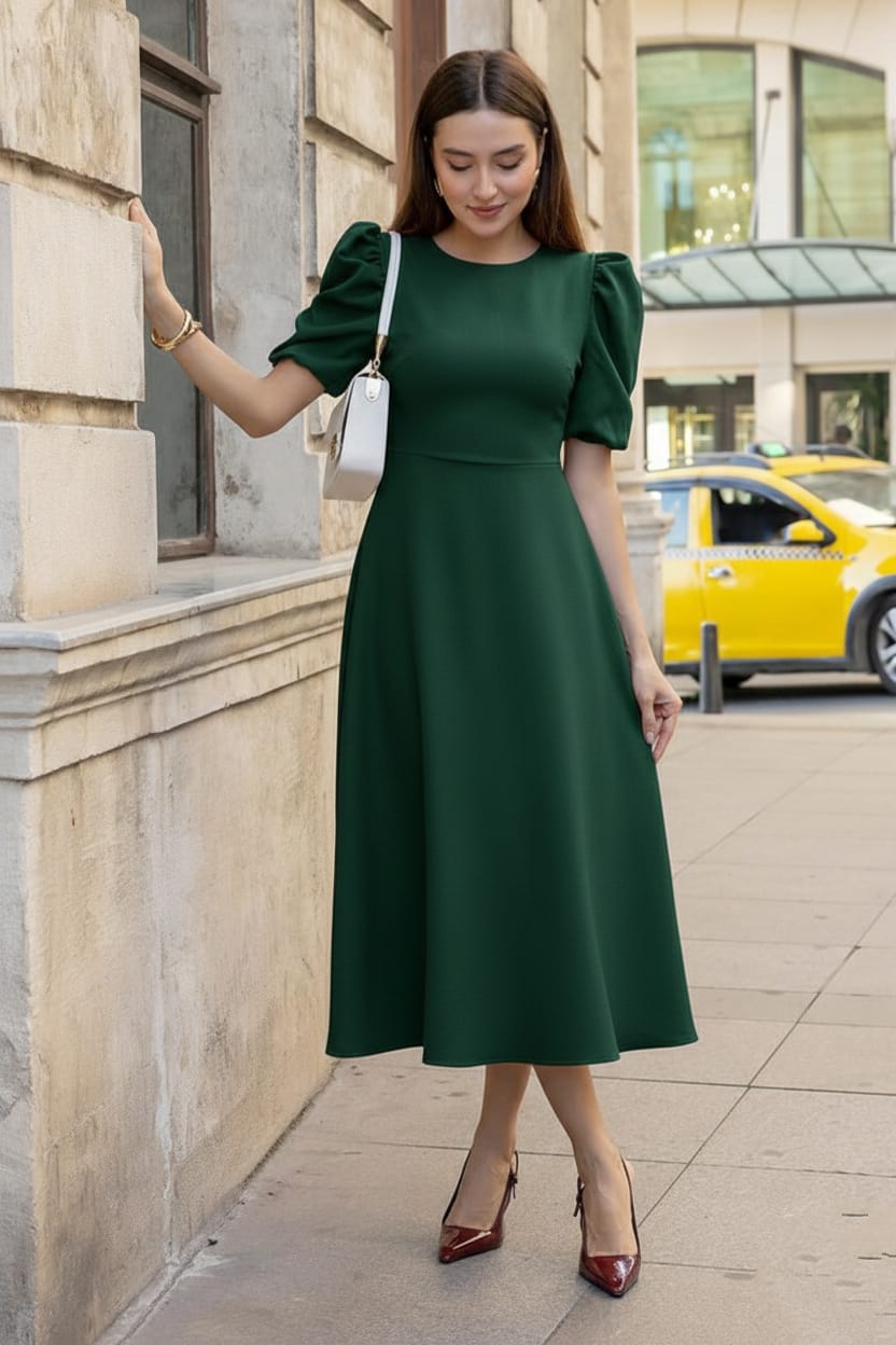 Refined Beauty Midi Dress