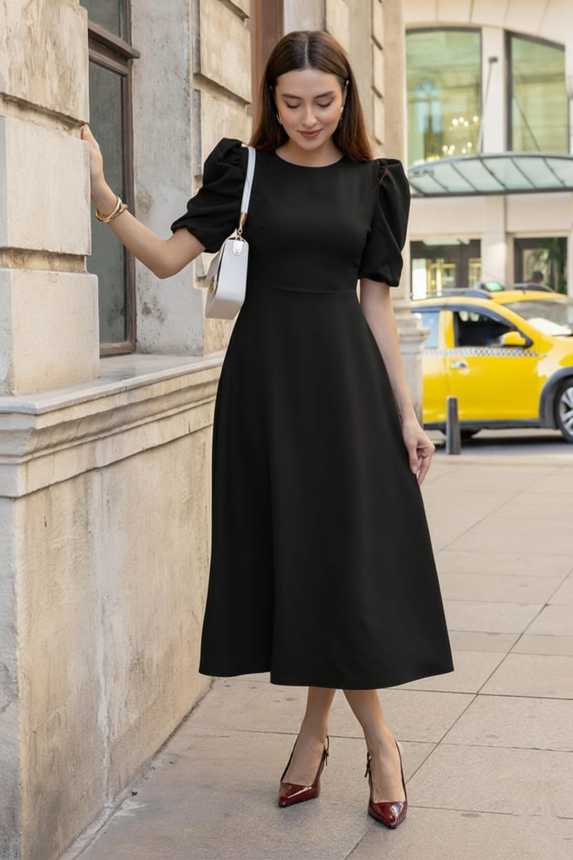 Refined Beauty Midi Dress