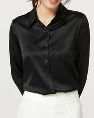 Black Silk Shirt