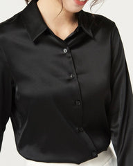 Black Silk Shirt