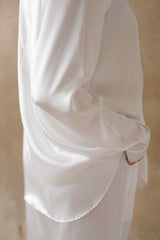 Silver Silk Shirt