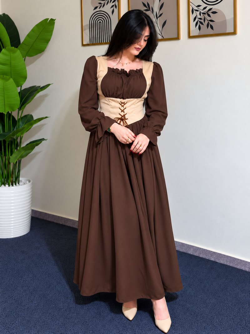 Cinnamon Lace Frock