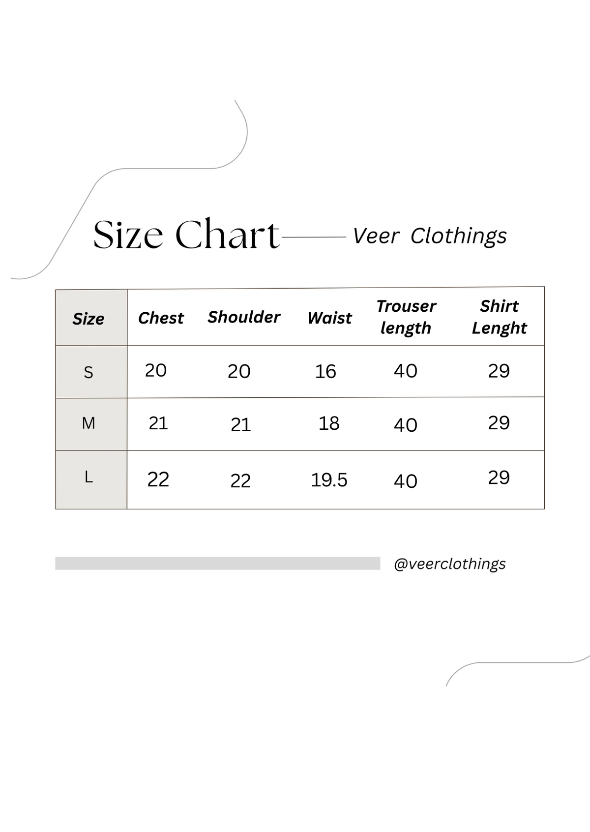 Size guide
