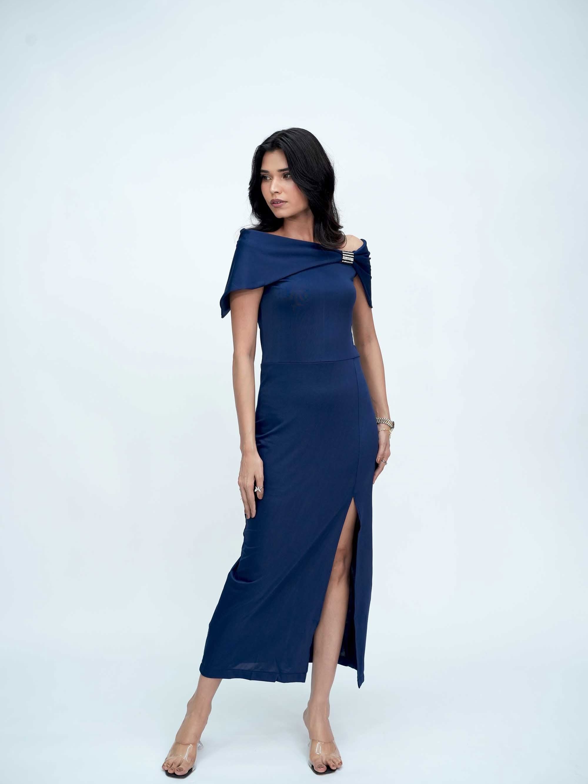 Flint Navy Bodycon official Facebook shoot 1