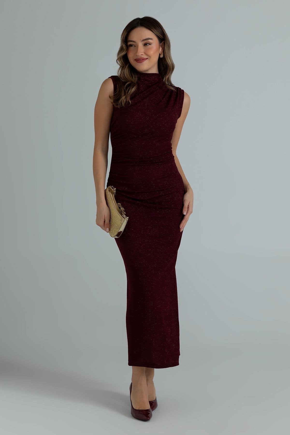 Mythic Merlot Dress