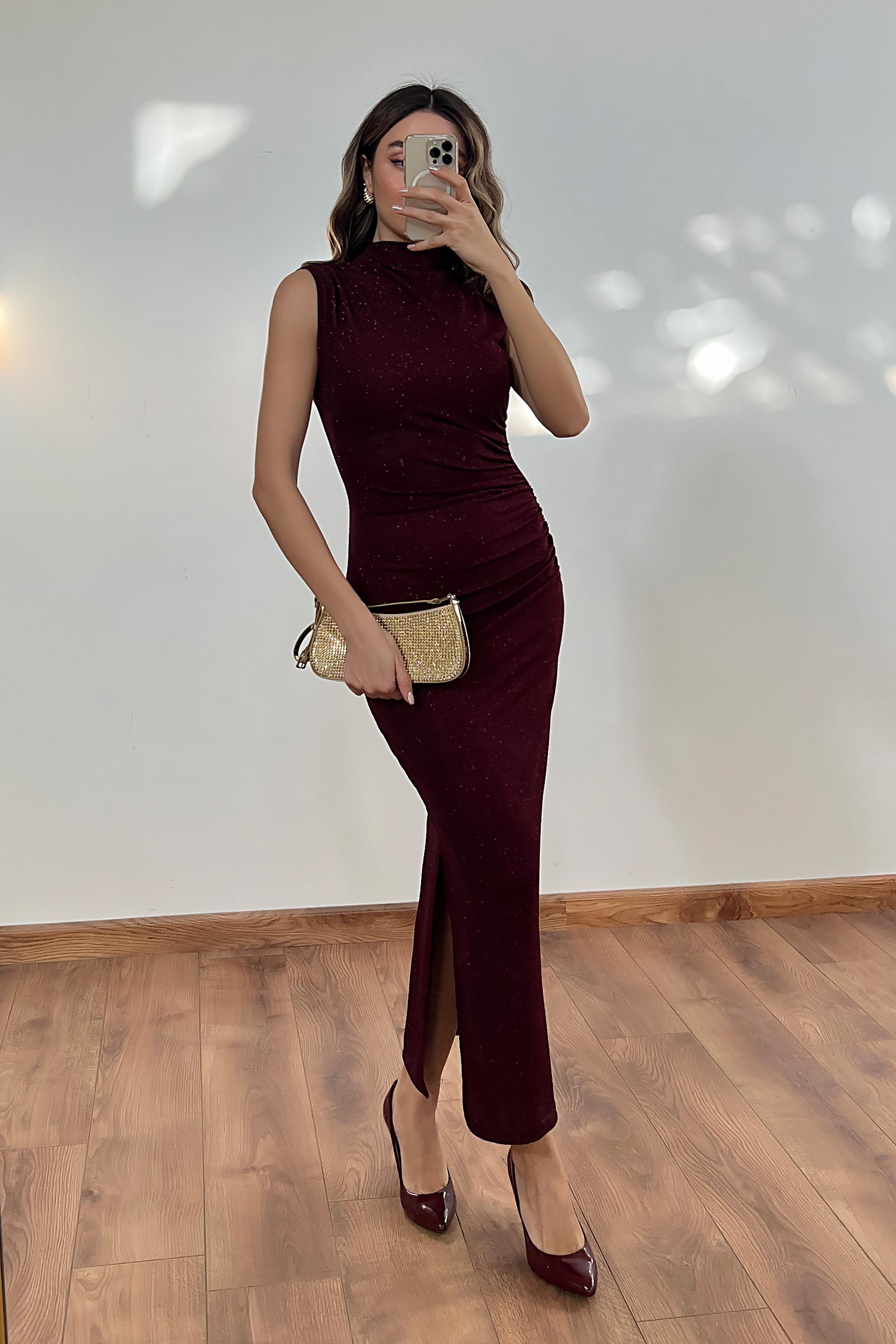 Mythic Merlot Dress