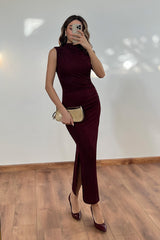Mythic Merlot Dress