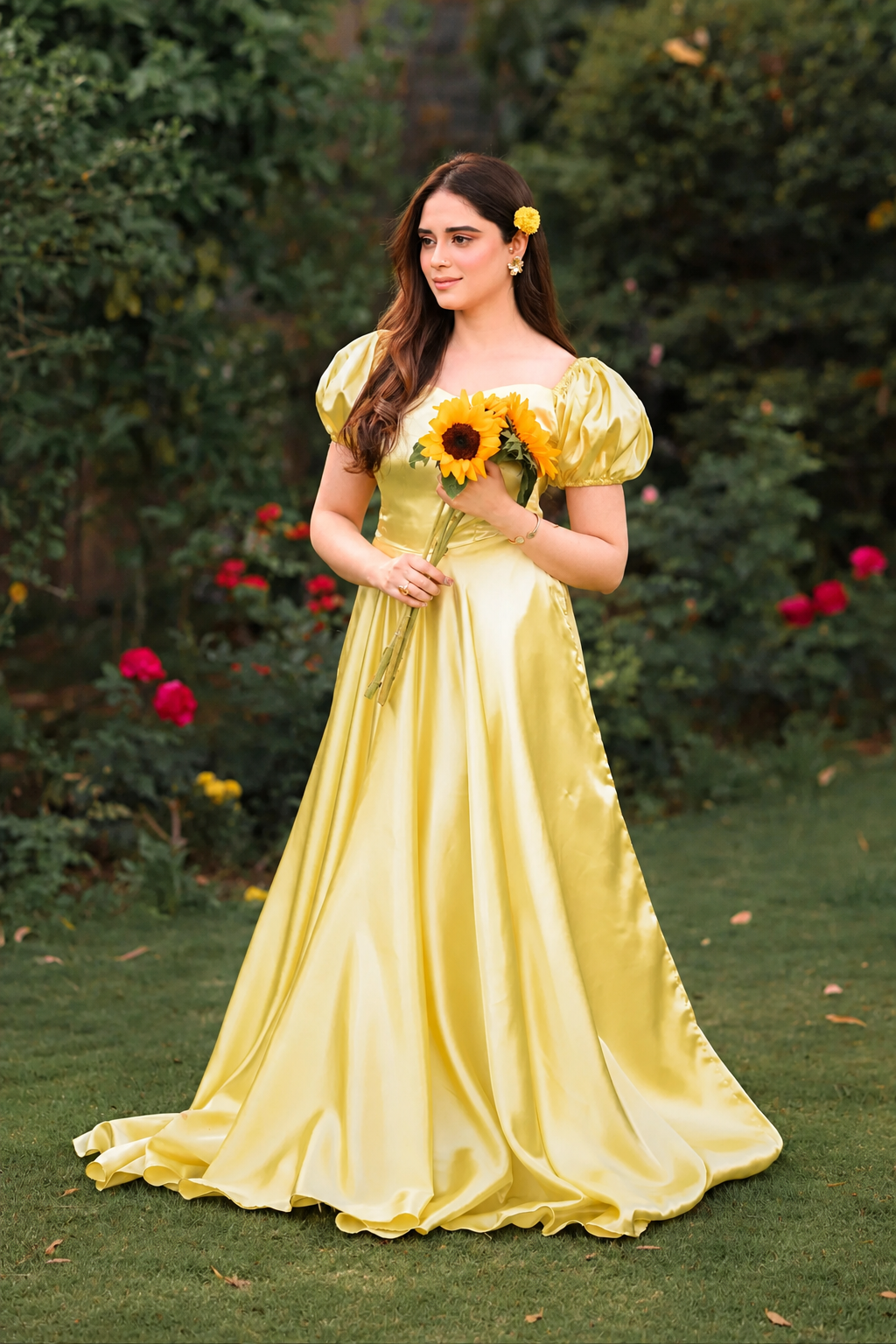 Sunset Flair Gown